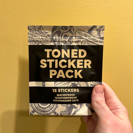 Toned Sticker Pack | Waterproof Sticker