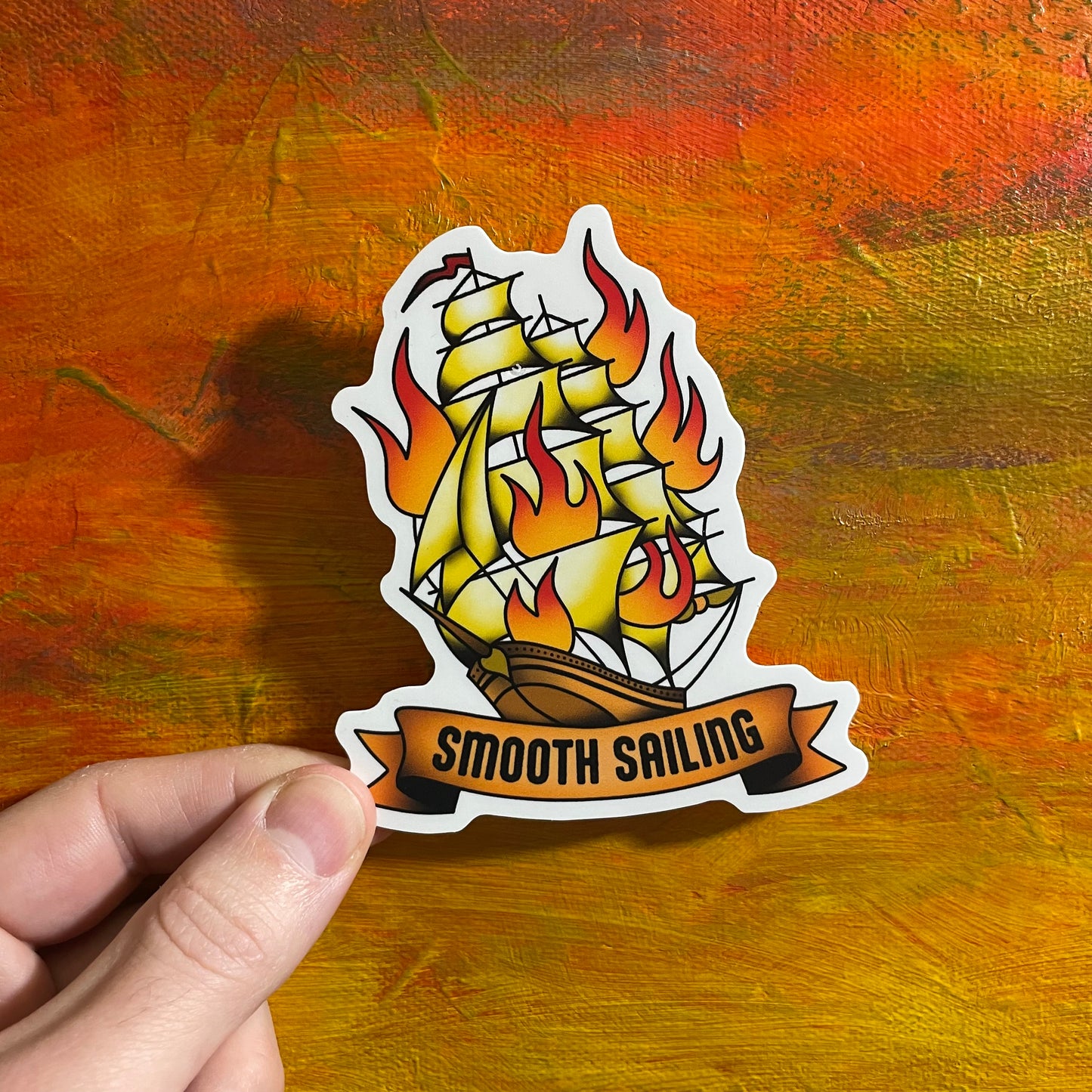 Smooth Sailing | Waterproof Sticker