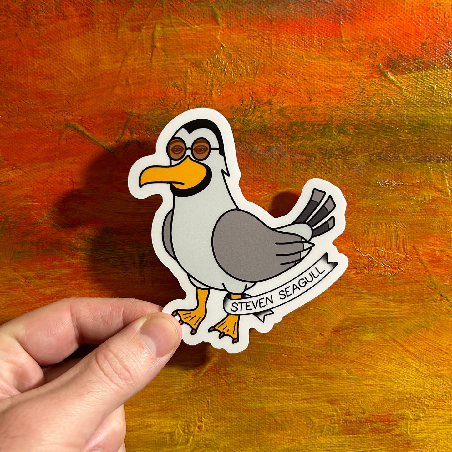 Steven Seagull | Waterproof Sticker