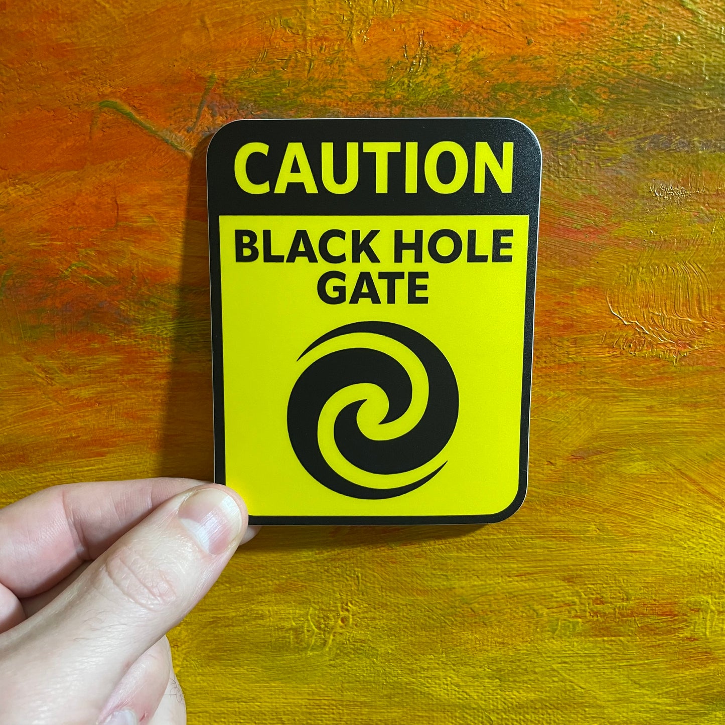 Black Hole Gate | Waterproof Sticker