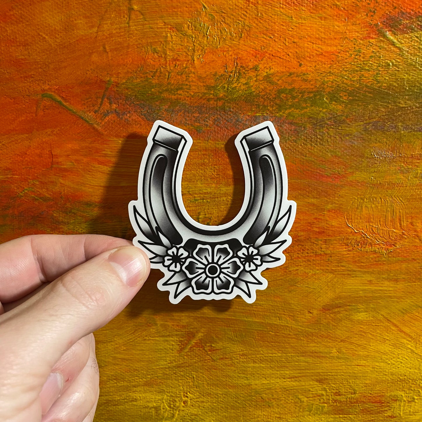 Horseshoe #2 | Tattoo Waterproof Sticker