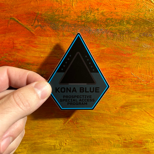 Kona Blue | Waterproof Sticker