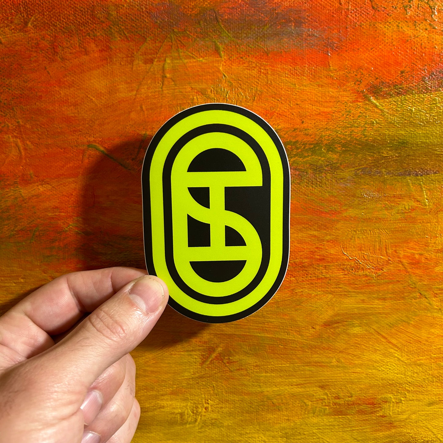 Company Monogram | Waterproof Sticker