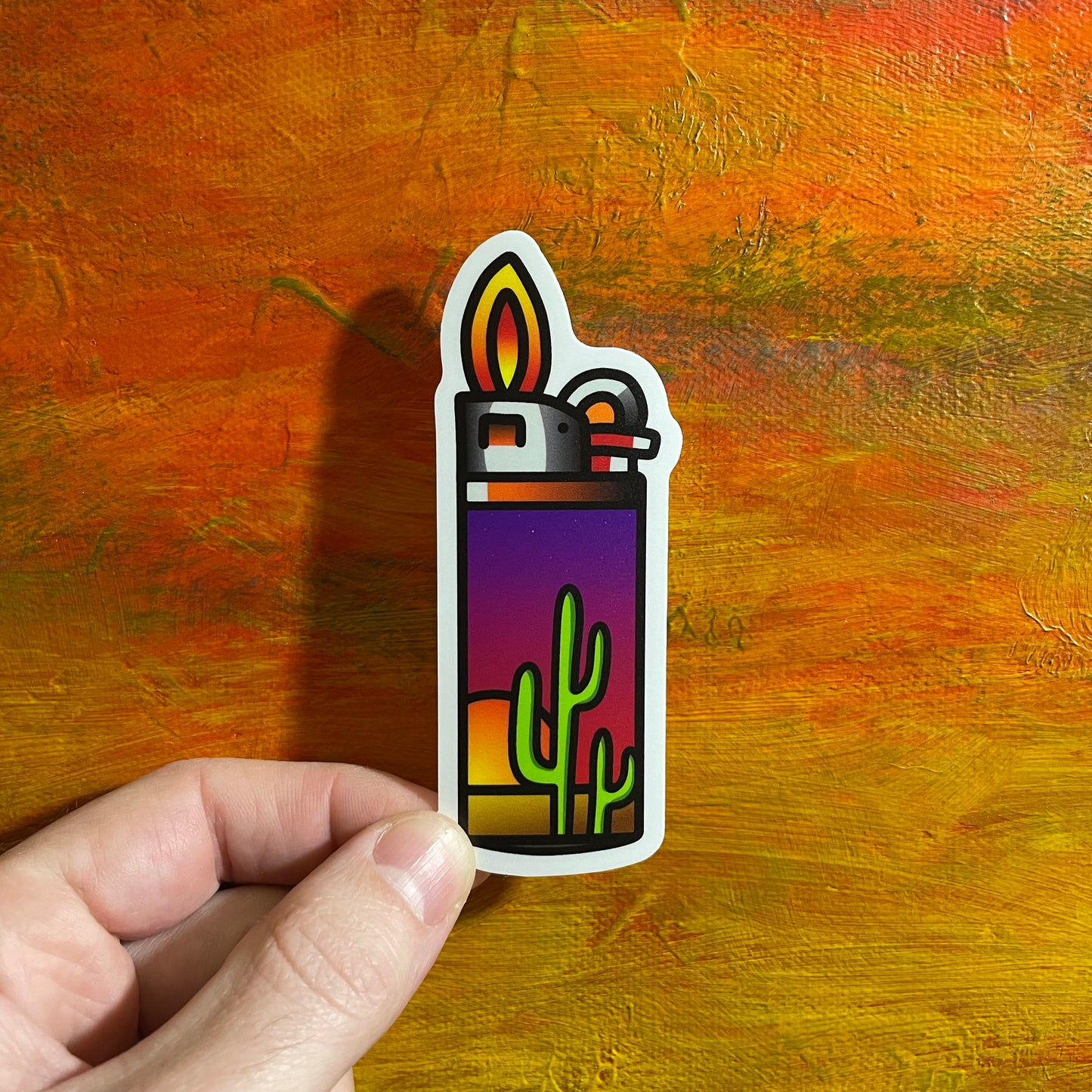 Desert Lighter | Waterproof Sticker