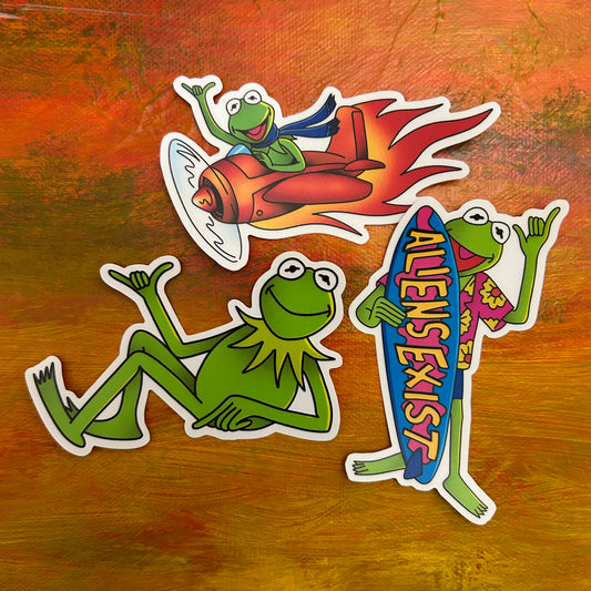 Rad Kermit Series | Waterproof Sticker