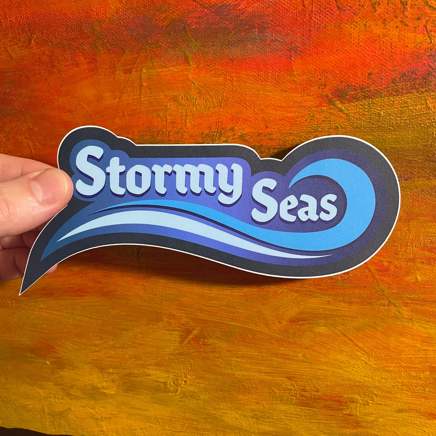 Stormy Seas | Waterproof Sticker