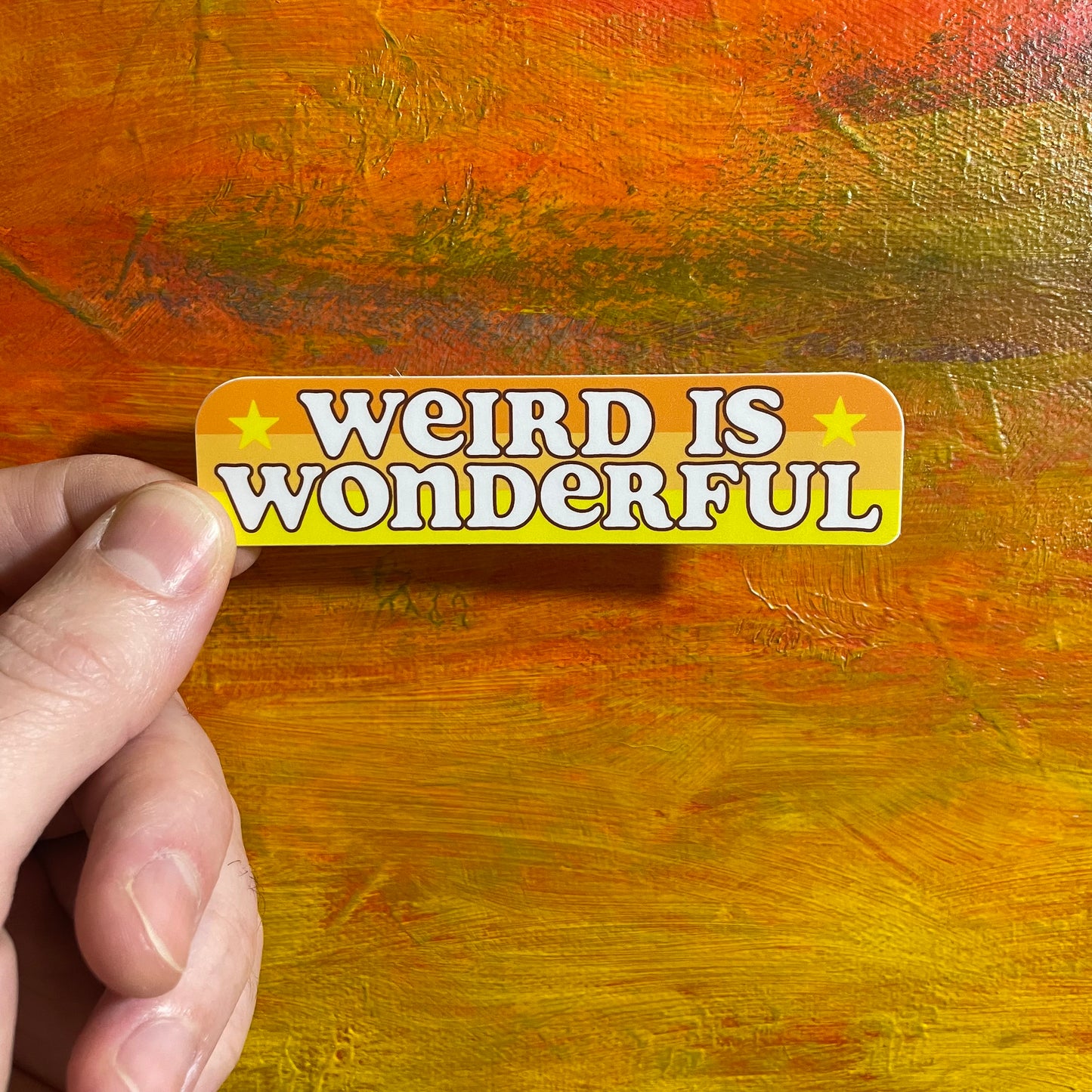 Weird is Wonderful | Waterproof Sticker