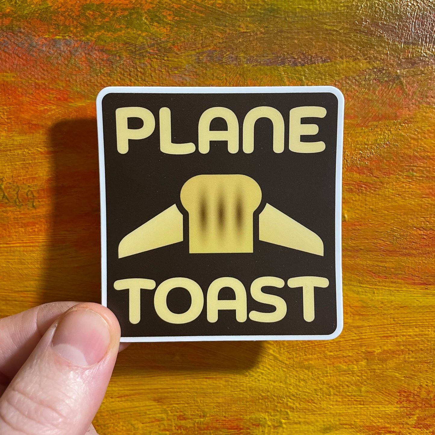 Plane Toast | Waterproof Sticker