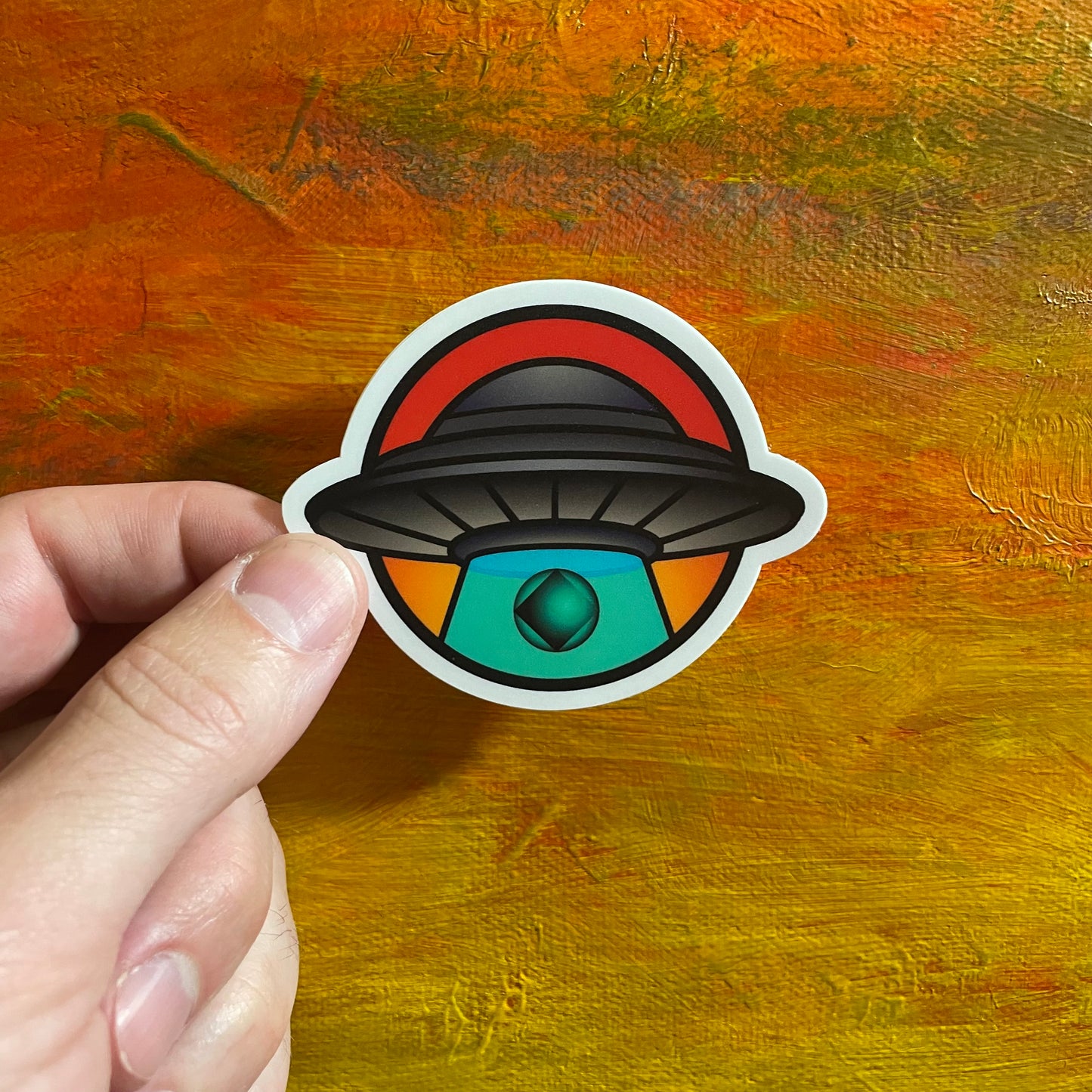 UAP UFO Gimbal | Waterproof Sticker